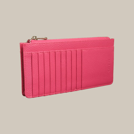 Pink – Elara 151 Large Zip Cardholder