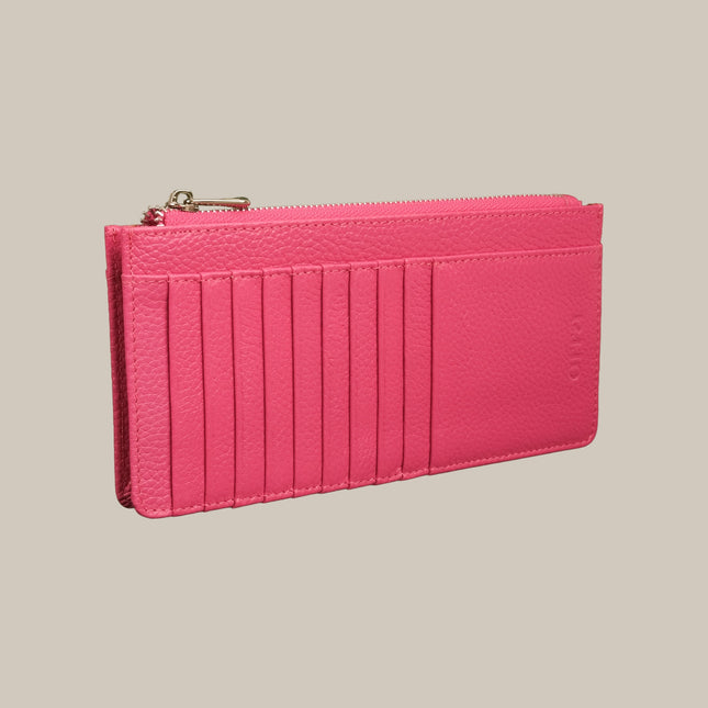Pink – Elara 151 Large Zip Cardholder