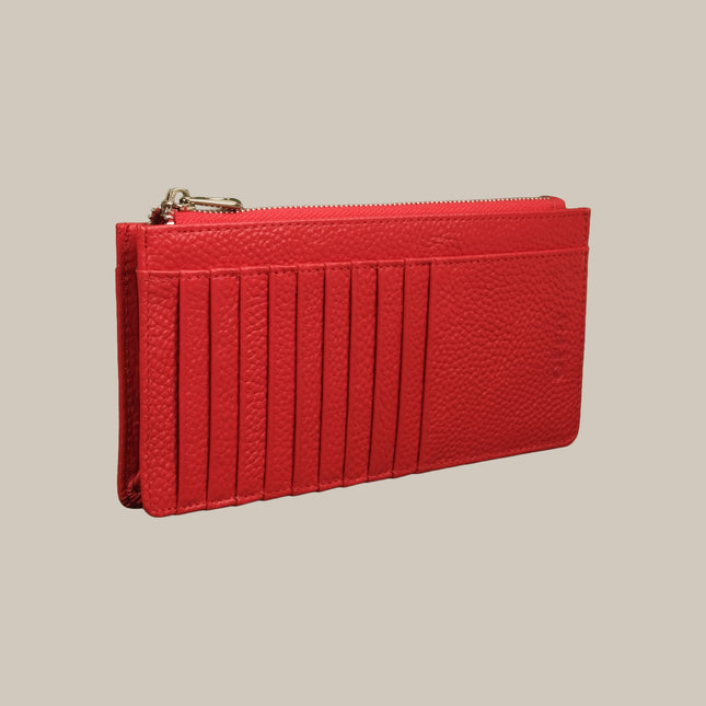 Red – Elara 151 Large Zip Cardholder