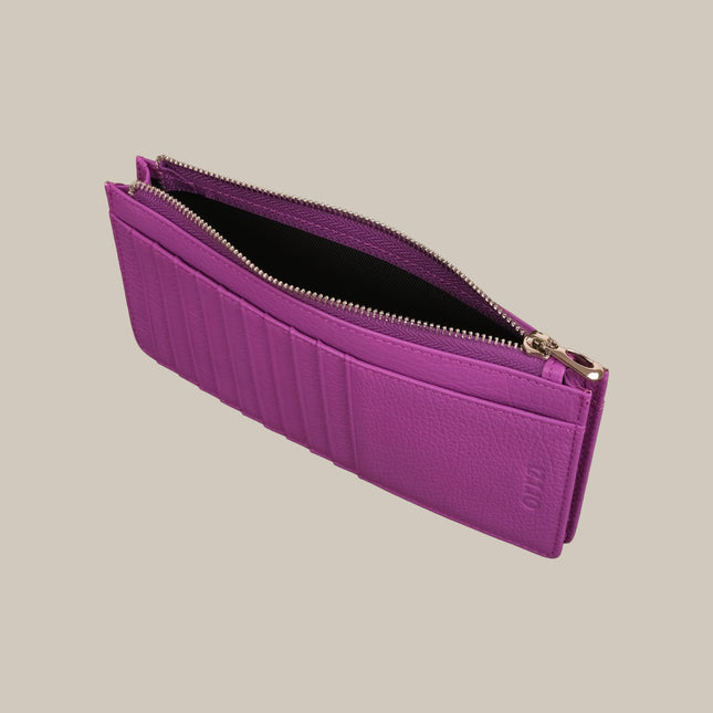 Lilac – Elara 151 Large Zip Cardholder