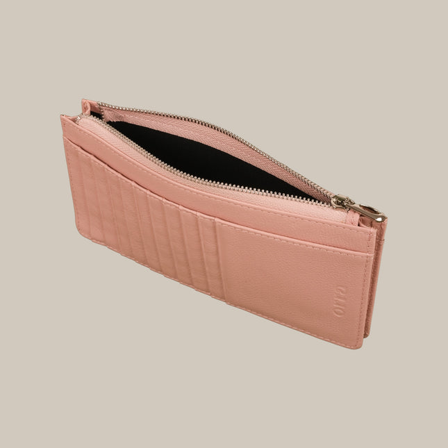 Pastel Pink – Elara 151 Large Zip Cardholder